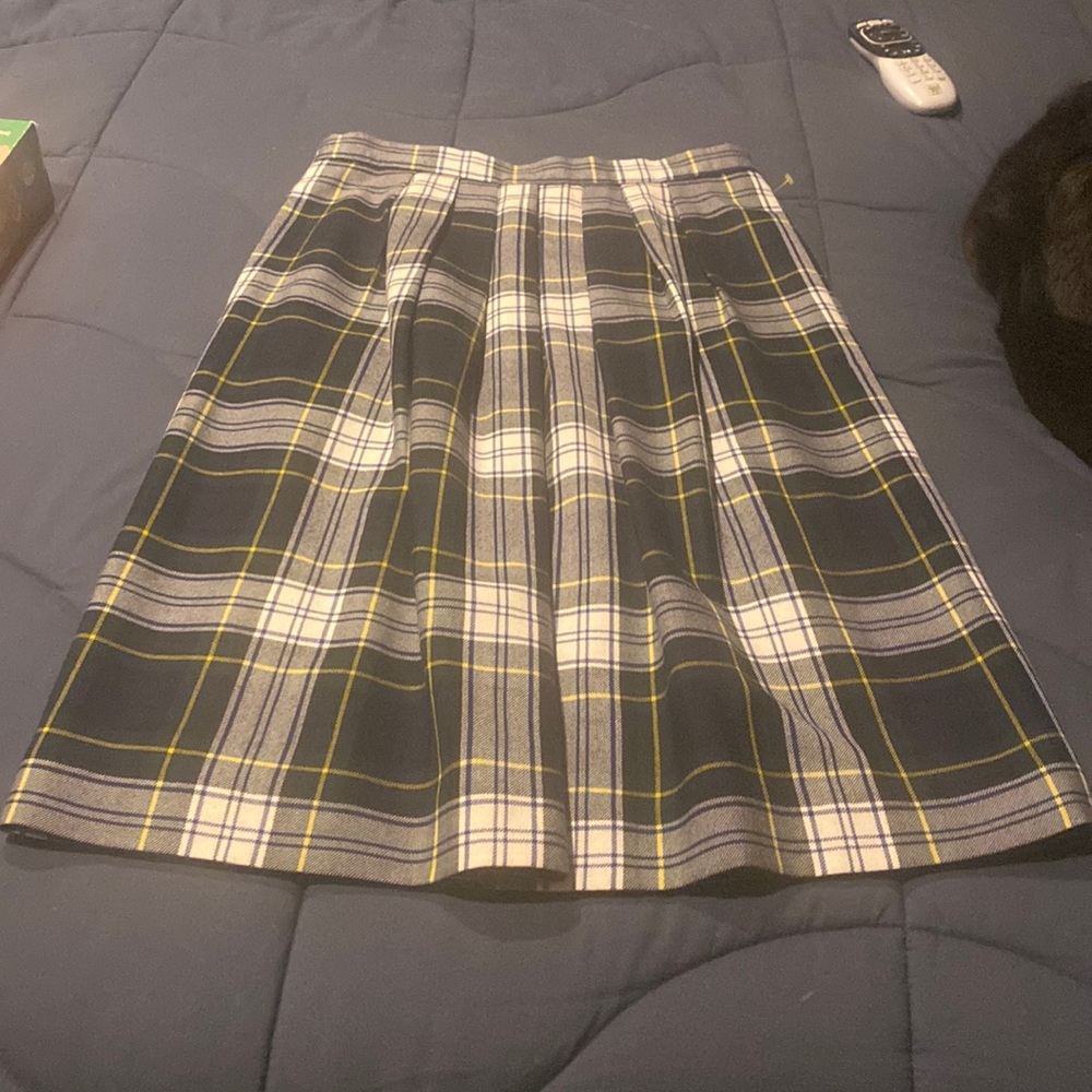 Vintage Lands End Tartan Skirt